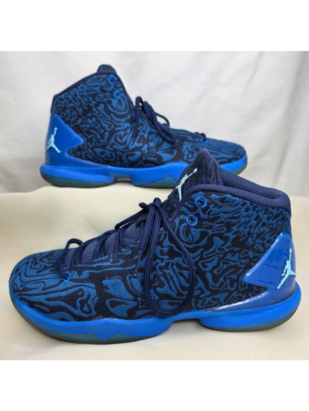 Nike Air Jordan Super.Fly 4 JCRD Men's Size 10 US Shoes Blue Basketball.